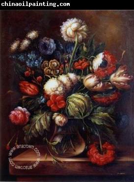 unknow artist Floral, beautiful classical still life of flowers.048