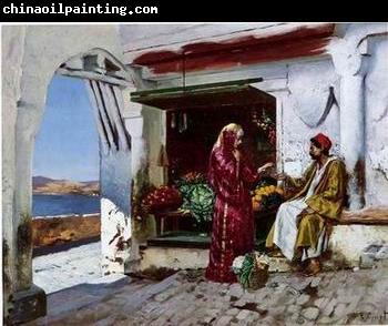 unknow artist Arab or Arabic people and life. Orientalism oil paintings 136