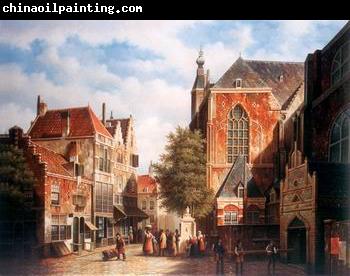 unknow artist European city landscape, street landsacpe, construction, frontstore, building and architecture. 144