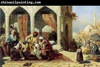 unknow artist Arab or Arabic people and life. Orientalism oil paintings 135