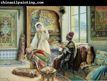 unknow artist Arab or Arabic people and life. Orientalism oil paintings 189