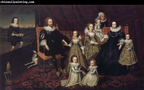 unknow artist Sir Thomas Lucy III and his family