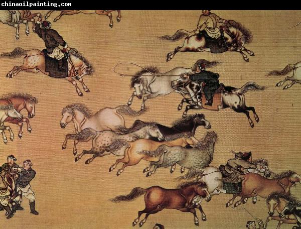 unknow artist Emperor Qianlong on the trip