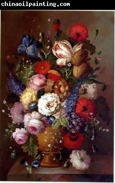 unknow artist Floral, beautiful classical still life of flowers.073