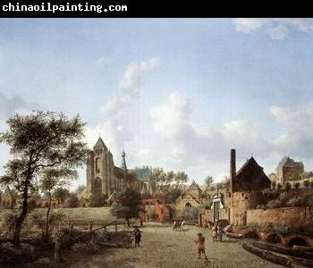 unknow artist European city landscape, street landsacpe, construction, frontstore, building and architecture. 158