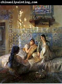 unknow artist Arab or Arabic people and life. Orientalism oil paintings  224