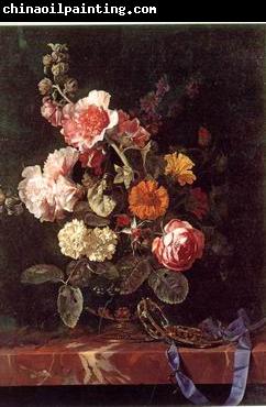 unknow artist Floral, beautiful classical still life of flowers.050