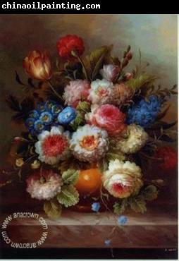 unknow artist Floral, beautiful classical still life of flowers.034