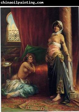 unknow artist Arab or Arabic people and life. Orientalism oil paintings  418