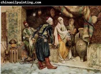 unknow artist Arab or Arabic people and life. Orientalism oil paintings 117