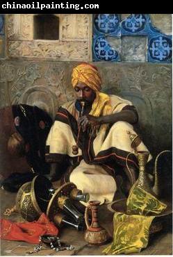 unknow artist Arab or Arabic people and life. Orientalism oil paintings 561