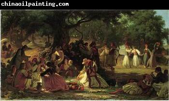 unknow artist Arab or Arabic people and life. Orientalism oil paintings  393