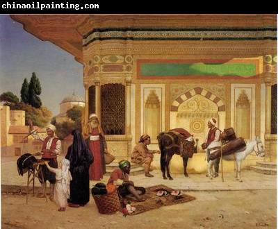 unknow artist Arab or Arabic people and life. Orientalism oil paintings 586