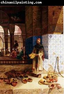 unknow artist Arab or Arabic people and life. Orientalism oil paintings  222