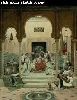 unknow artist Arab or Arabic people and life. Orientalism oil paintings  326