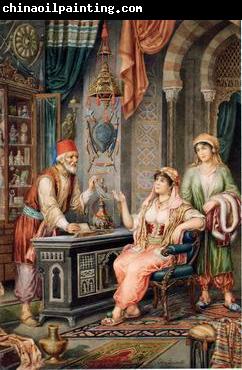 unknow artist Arab or Arabic people and life. Orientalism oil paintings  400