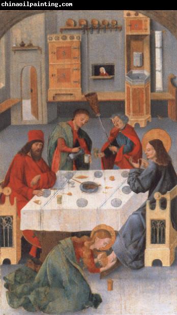 unknow artist the meal in the house of the Pharisaers Simon 15 Jh