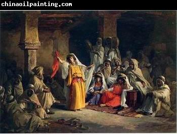 unknow artist Arab or Arabic people and life. Orientalism oil paintings  374