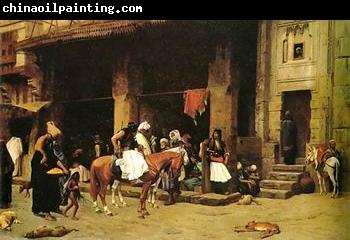 unknow artist Arab or Arabic people and life. Orientalism oil paintings  455