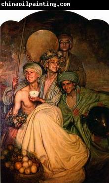 unknow artist Arab or Arabic people and life. Orientalism oil paintings  543