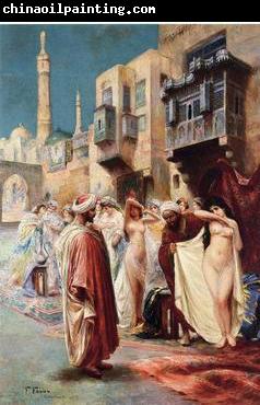 unknow artist Arab or Arabic people and life. Orientalism oil paintings  414