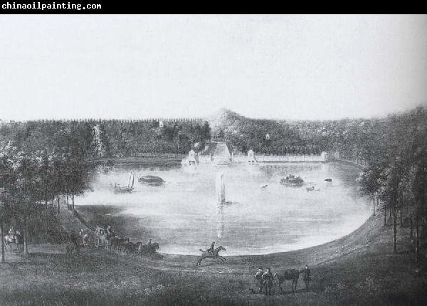 unknow artist View of the Lower lake at Studley Royal