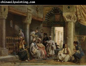 unknow artist Arab or Arabic people and life. Orientalism oil paintings  425