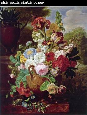 unknow artist Floral, beautiful classical still life of flowers.042