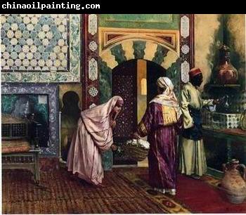 unknow artist Arab or Arabic people and life. Orientalism oil paintings  373