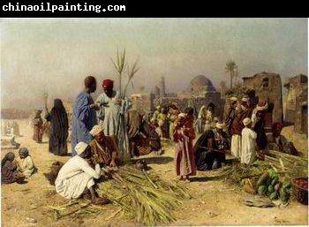 unknow artist Arab or Arabic people and life. Orientalism oil paintings  383