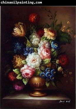 unknow artist Floral, beautiful classical still life of flowers.051