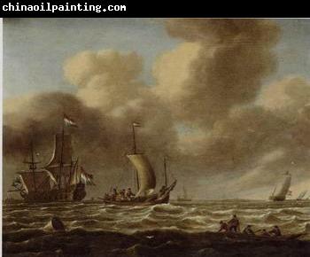 unknow artist Seascape, boats, ships and warships.46