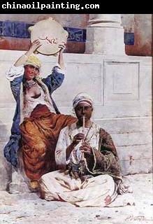 unknow artist Arab or Arabic people and life. Orientalism oil paintings  276