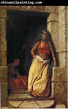 unknow artist Arab or Arabic people and life. Orientalism oil paintings 611