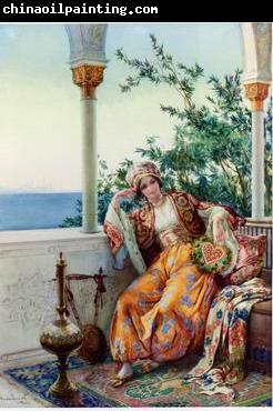 unknow artist Arab or Arabic people and life. Orientalism oil paintings 569