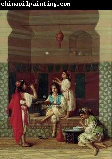 unknow artist Arab or Arabic people and life. Orientalism oil paintings 210