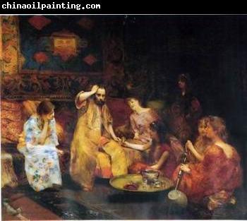 unknow artist Arab or Arabic people and life. Orientalism oil paintings 294