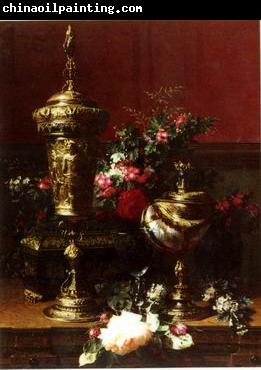 unknow artist Floral, beautiful classical still life of flowers.056