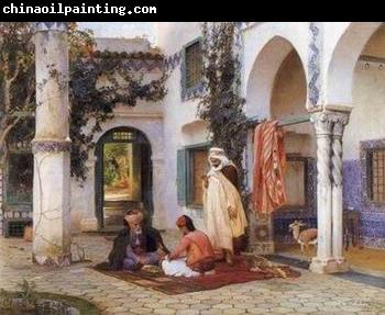 unknow artist Arab or Arabic people and life. Orientalism oil paintings  339