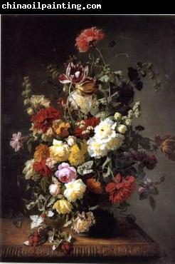 unknow artist Floral, beautiful classical still life of flowers.057