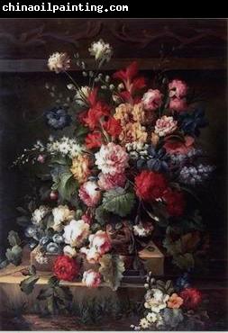 unknow artist Floral, beautiful classical still life of flowers.065