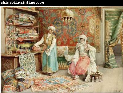 unknow artist Arab or Arabic people and life. Orientalism oil paintings 580