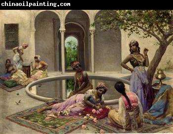 unknow artist Arab or Arabic people and life. Orientalism oil paintings 386