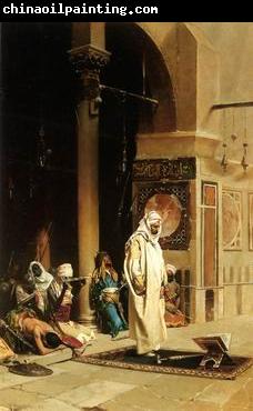 unknow artist Arab or Arabic people and life. Orientalism oil paintings  391