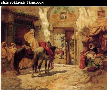 unknow artist Arab or Arabic people and life. Orientalism oil paintings  438