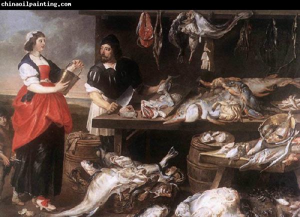 Adriaen Van Utrecht Fishmonger's Stall