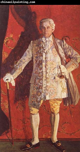 Alexander Yakovlevich GOLOVIN Portrait of Dmitry Smirnov as Grieux in Jules Massent-s Manon