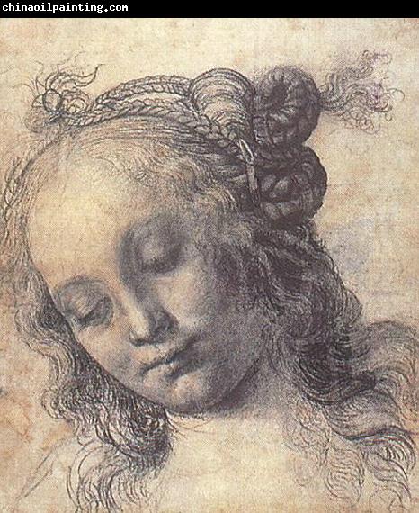 Andrea del Verrocchio Head of a Girl