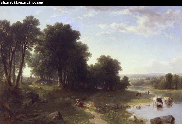 Asher Brown Durand Strawberrying