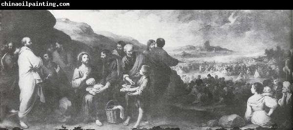Bartolome Esteban Murillo Miracle of the Loaves and Fishes